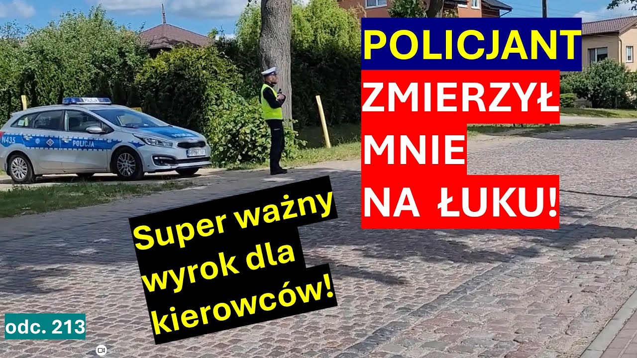 Policjant zmierzył mi prędkość na łuku. Szokujące ustalenia biegłego! Drogówka oszukuje? #213