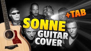 Rammstein - Sonne (Fingerstyle Guitar Cover With Karaoke Lyrics, New Free Tabs)