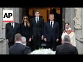 Trump joins wife Melania at her mothers funeral at church near Mar-a-Lago