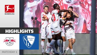 New Signing Nusa Secures Victory | RB Leipzig — VfL Bochum 1848 1-0 | Highlights | MD 1 — Bundesliga