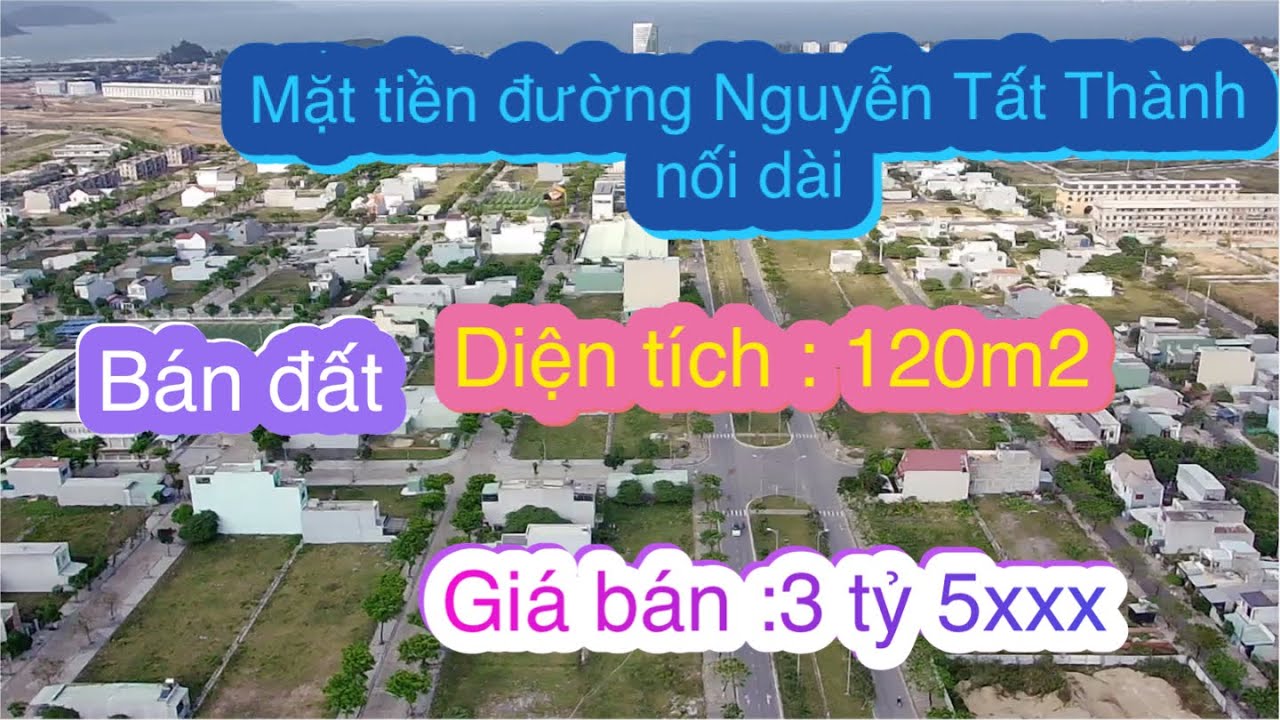 Chính chủ cần bán gấp 1 lô đất đường Nguyễn Tất Thành cạnh cây xây, 105m2, cho vay 3 bên video