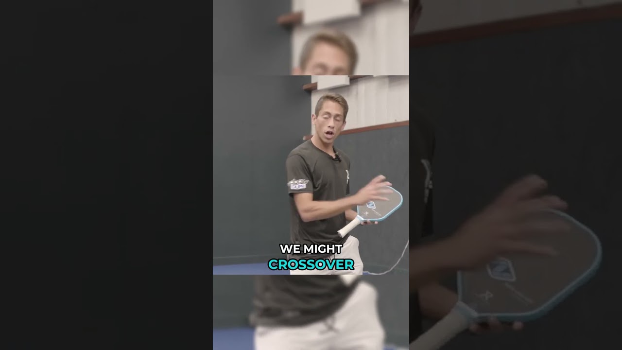 Master the anchor foot—right or left, know when to switch 👟 #pickleball #sports #explore #shorts