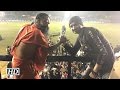 Cricket VS Yoga : Baba Ramdev &amp; Harbhajan’s Arm- Wrestling