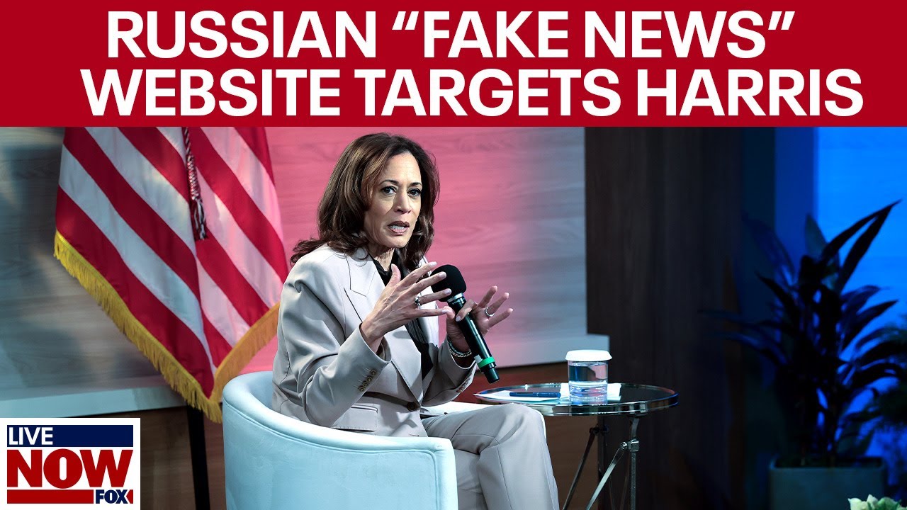 Russian "fake news" website targets Kamala Harris | LiveNOW from FOX