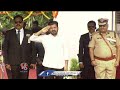 CM Revanth Reddy Grand Entry At Praja Palana Dinotsavam  | V6 News  - 05:19 min - News - Video