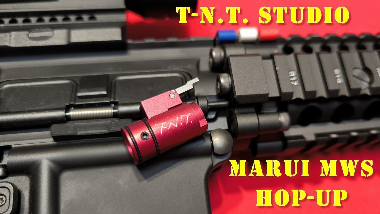 Technique - T-N.T. Studio - Bloc Hop-up pour MWS GBBR Marui (feat. démontage rail Mk18) [French]
