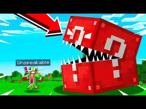 ESCAPING THE EVIL LUCKY BLOCKS! RUN!!