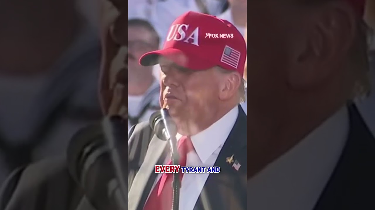 TRUMP: Adversaries know to leave America in peace or be 'blown up in fire and fury' #trump #shorts