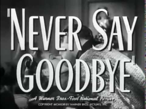 Never Say Goodbye'