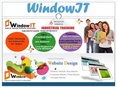 Windowit Six Months Industrial Training in Chandigarh - PHP, Web Design, Software Testing and Wordpress's Videos
