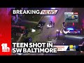 Teen injured in southwest Baltimore shooting