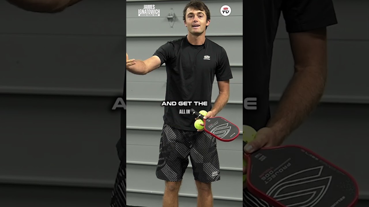 @JamesIgnatowich will teach you the 1-handed backhand drive 👌 #pickleball #pickleballislife