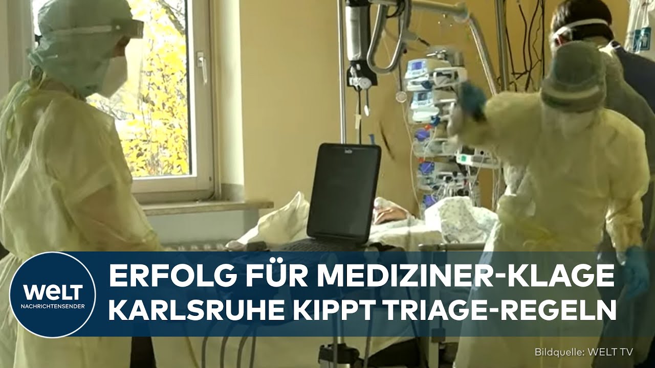 DEUTSCHLAND: „Wer wird zuerst gerettet?“ Verfassungsgericht kippt Triage-Regeln!