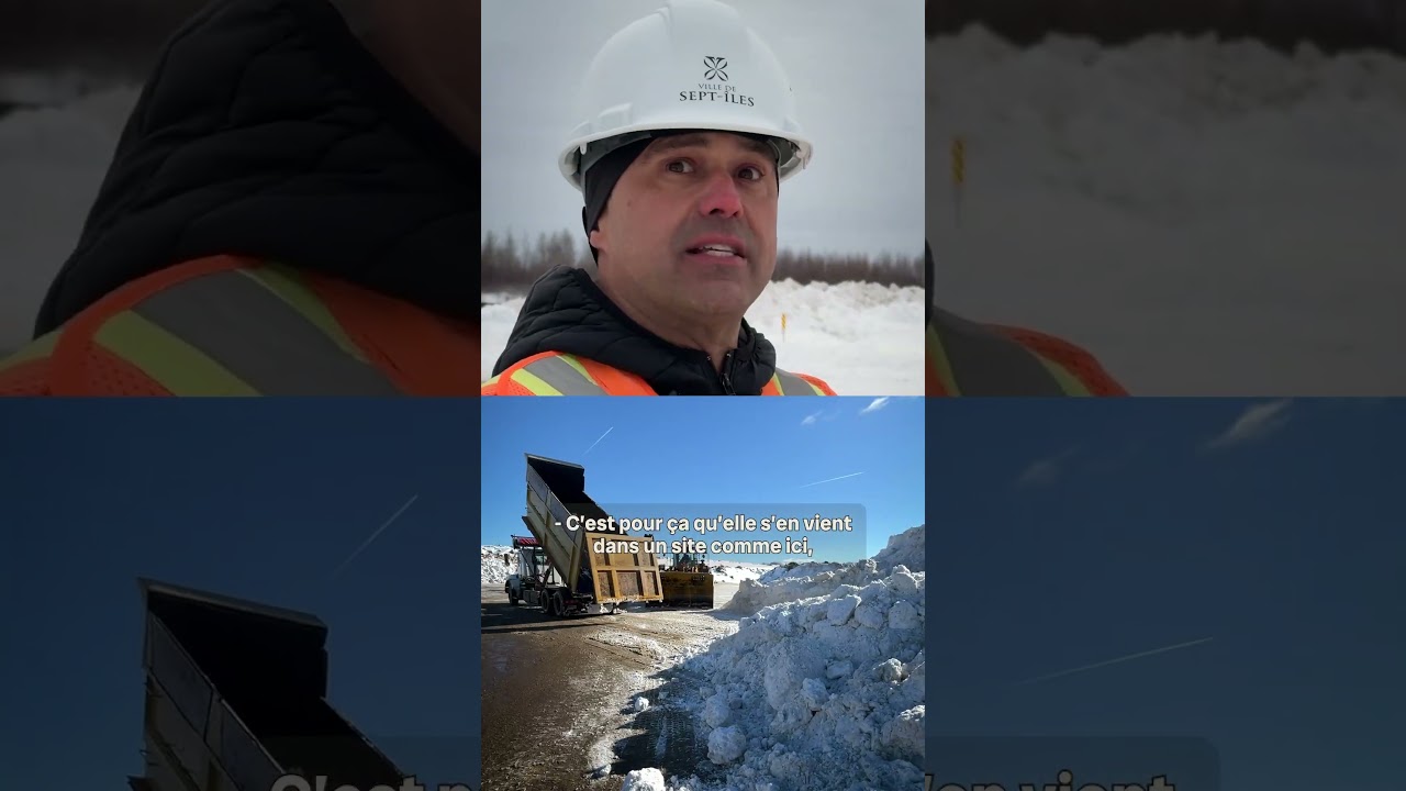 Où va la neige à Sept-Îles?
