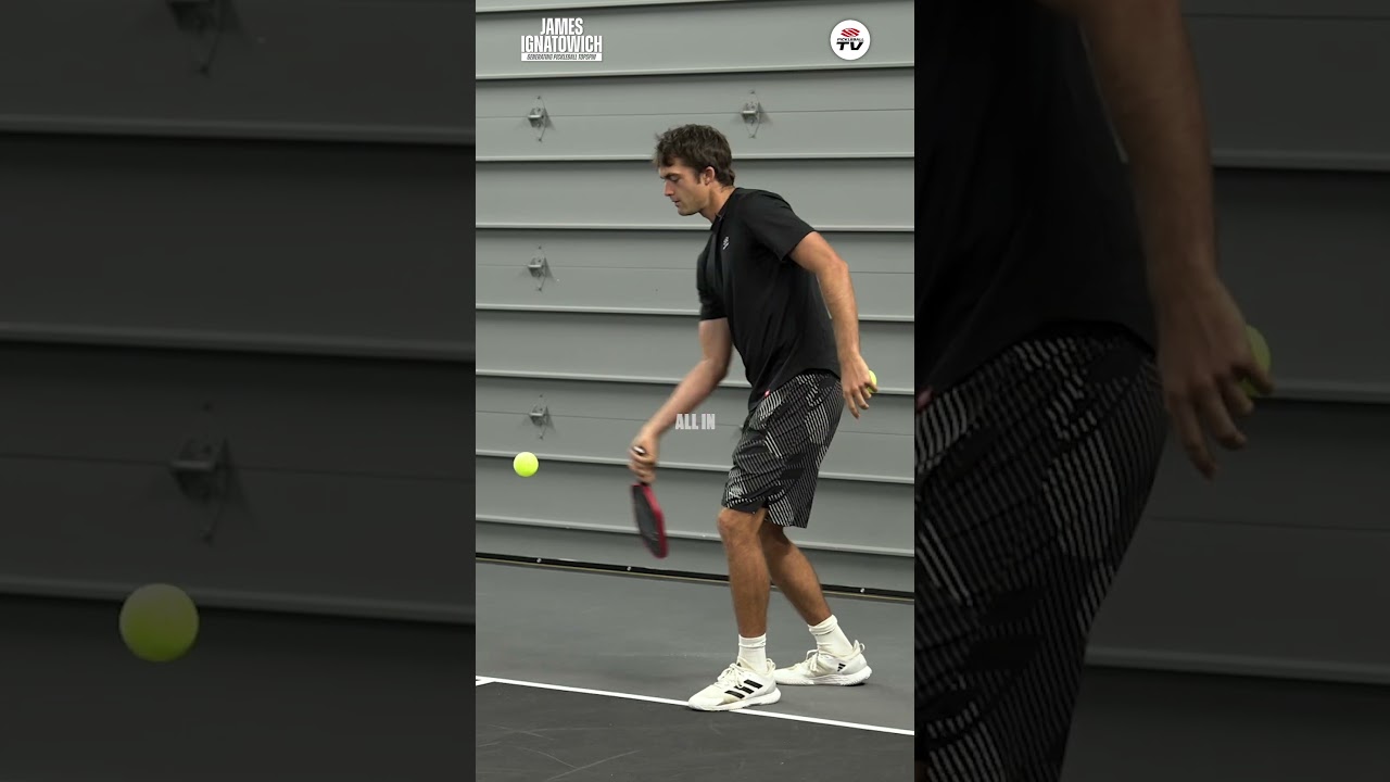 @JamesIgnatowich will teach you the 3rd shot drop 🤝 #pickleball #pickleballislife