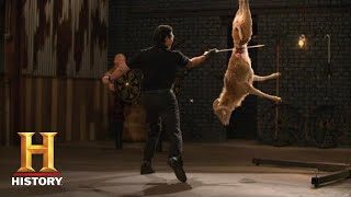 Forged in Fire: Anthropomorphic Sword Kill Tests (Season 5) | History