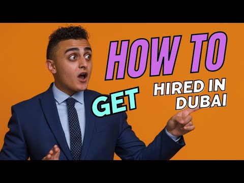 How to apply for a job in dubai