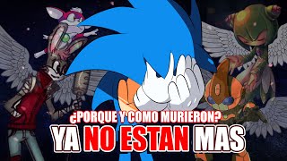 4 PERSONAJES DE SONIC QUE YA NO ESTAN | ¿COMO SE FUERON? | EMERALD PLANET