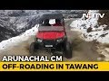 Arunachal Pradesh Chief Minister's Adventurous Trip In The Snow...