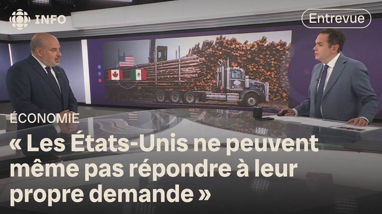 Droits de douane sur le bois : « Il y a des fermetures partout au Canada » | Zone économie