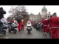 Motorcycle riders dressed in Santa costumes bring joy to children in Belgrade  - 00:56 min - News - Video