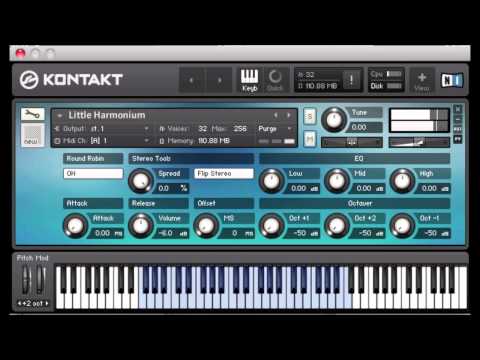 Little Harmonium library for Kontakt from Wavesfactory