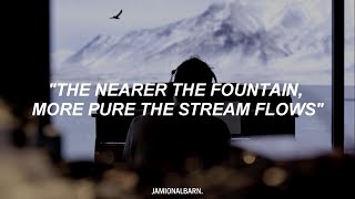 The Nearer The Fountain, More Pure The Stream Flows -  Damon Albarn (Lyrics//Subtitulado al Español)