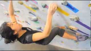 Aubrey Lim, 18-year-old high school student, and competitive rock climber, trains at MetalMark for the ABS nationals at Colorado Springs. She's been climbing for more than half of her life-10 years to be exact. Since age 8, Lim has been scaling boulders, trees, walls and pretty much anything else.