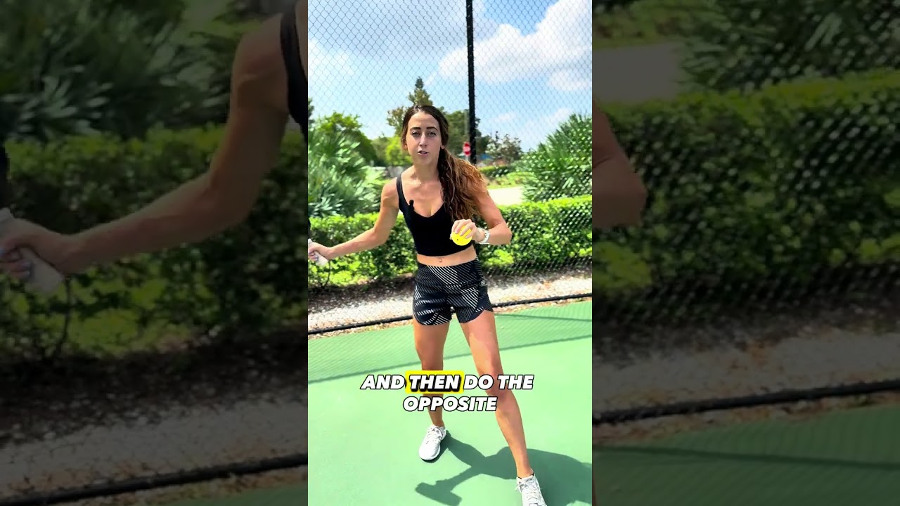 How to score more points in pickleball while serving #pickleball #pickleballtips