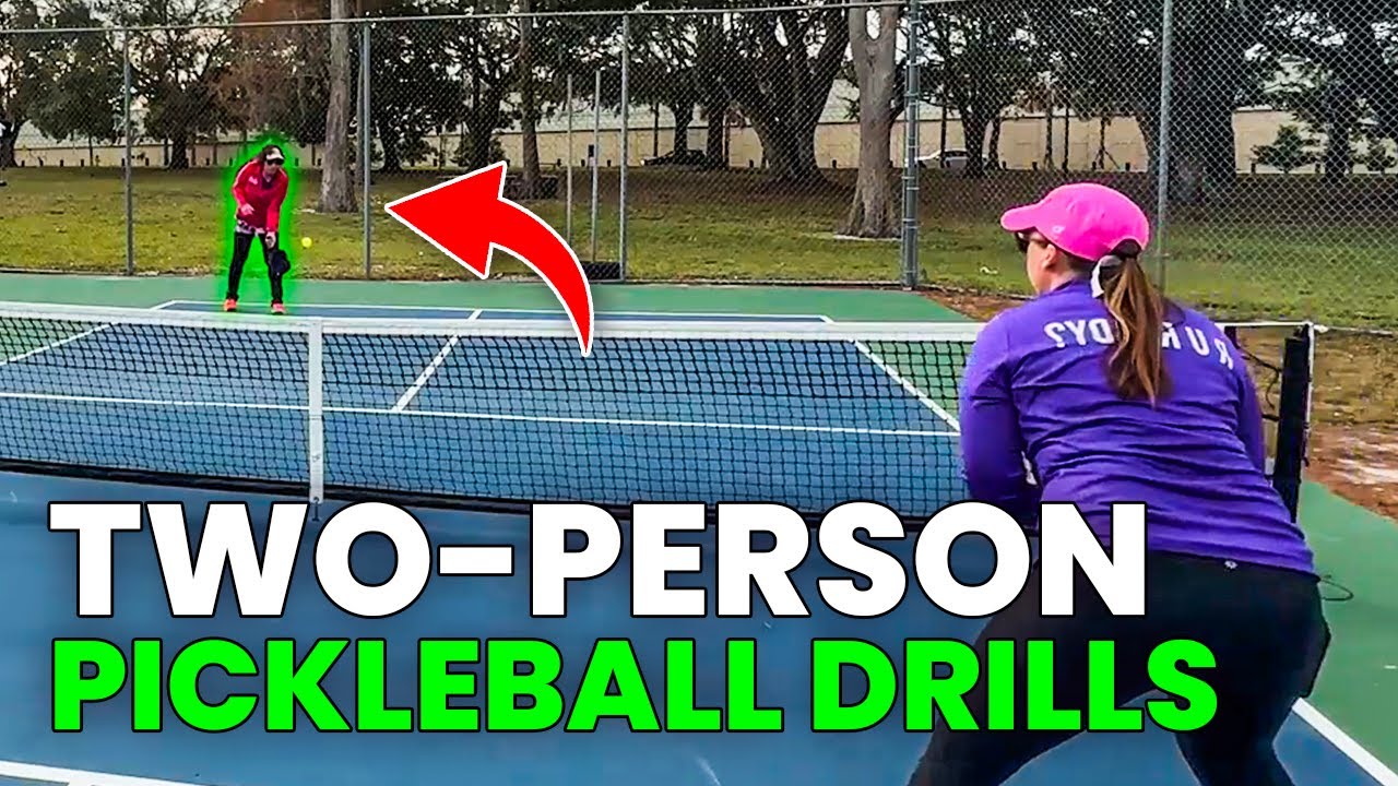 Pickleball Drills for two players