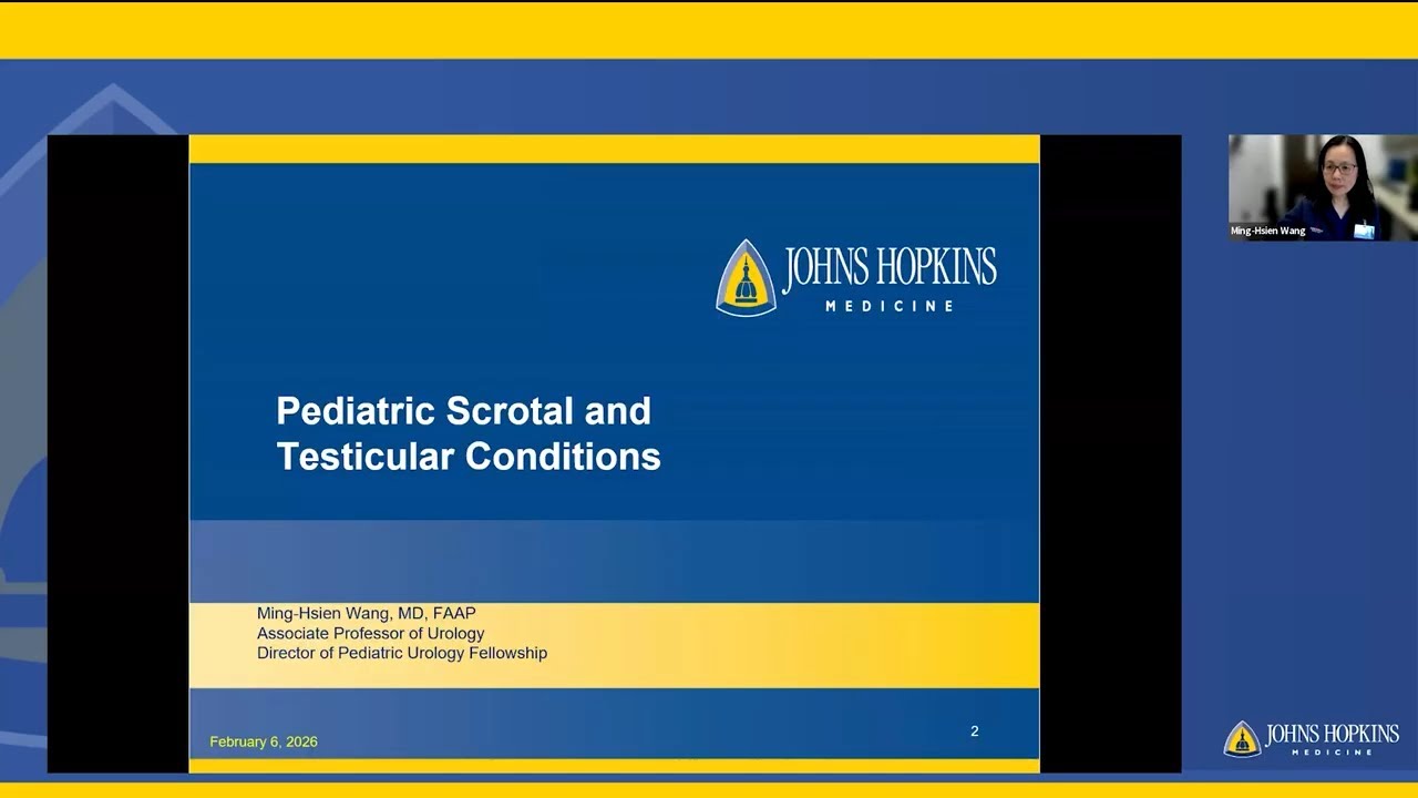 Pediatric Scrotal and Testicular Conditions