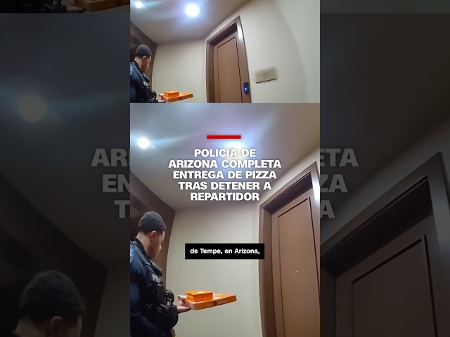 Policía de Arizona completa entrega de pizza tras detener a repartidor