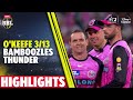 Steve OKeefe Spell Helps Sixers Take Sydney Derby Bragging Rights | Big Bash League Highlights