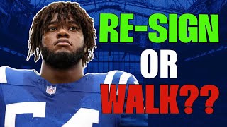 2025 Indianapolis Colts Free Agents Re-sign or Walk