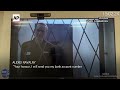 Video from Thursday shows Alexei Navalny appearing remotely at Kovrov court  - 00:25 min - News - Video