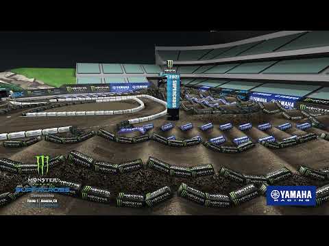 Yamaha Animated Track Map - Anaheim 1 2022