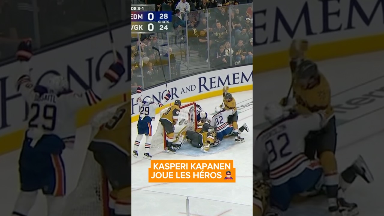 QUI L’EUT CRÛ?! 😱 KASPERI KAPANEN ENVOIE LES OILERS EN FINALE DE L’OUEST 🔥 #nhlplayoffs