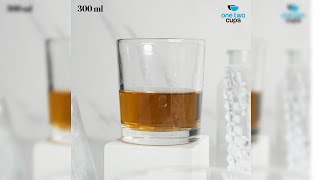 Pratinjau video produk One Two Cups Gelas Whisky Cocktail Crystal Rock Cup 300ml - SW020