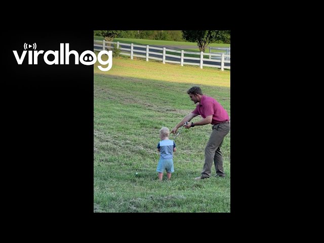 Golf Lessons with Dad  || ViralHog