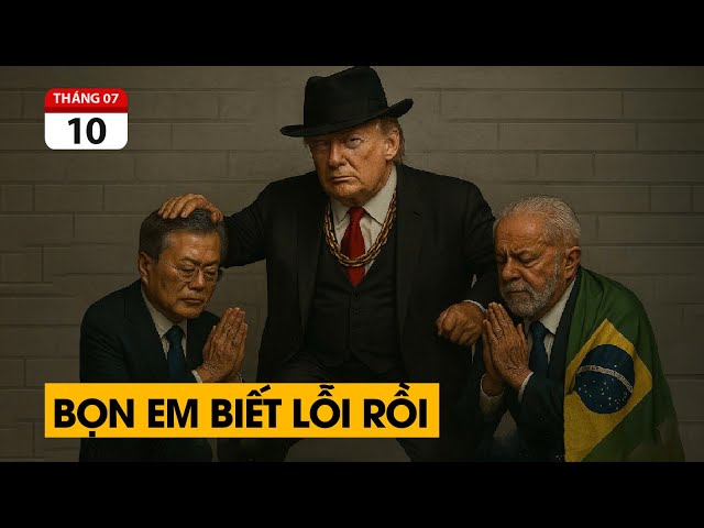 Ông Trump đấm Brazil nhấc người, Hàn Quốc như cá nằm trên thớt.