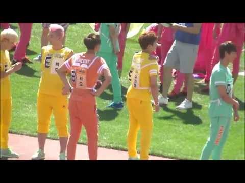130903 EXO TAO run! Members to watch!@ISAC 寝転ぶタオと見守るメンバー