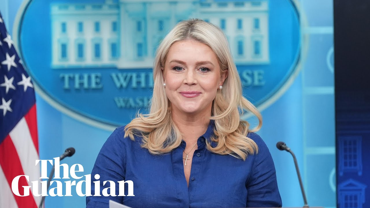 White House Press Secretary Karoline Leavitt holds briefing
