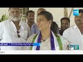 LIVE: Minister Roja On Her Hat-trick Win | Todays Leader @SakshiTV  - 00:00 min - News - Video