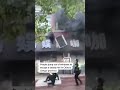 People jump out of window to escape burning building in China  #news  #reuters #fire  - 00:18 min - News - Video