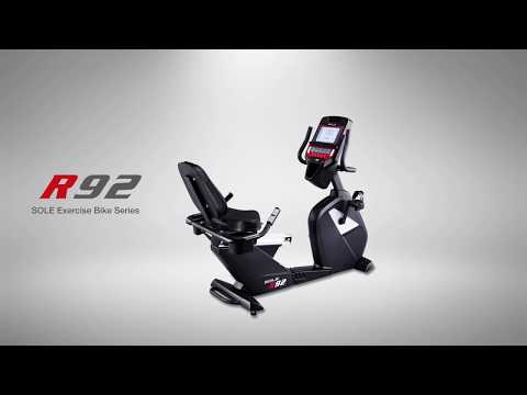 Sole r92 recumbent bike with heart rate monitoring sale