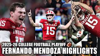 Fernando Mendoza 2025-26 College Football Playoff EXTENDED HIGHLIGHTS 🔥 | ESPN College Football