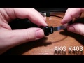 AKG K403 (Разборка наушника) (disassemble headphones)