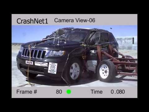 ვიდეო ავარიის ტესტი Jeep Grand Cherokee, 2010 წლიდან