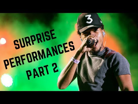 Rappers Make Surprise Performances Compilation Part 2 (Chance, Kanye, Jay-Z & MORE)