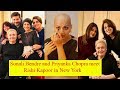 Cancer Hit Sonali and Priyanka Chopra meet Rishi Kapoor in New York